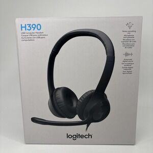 Logitech H390 Over-Head Comfort USB Headset w/ Noise-Canceling Microphone